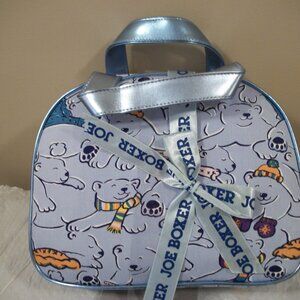Joe Boxer Vintage Polar Bear Cosmetic Bag NEW / NEVER USED